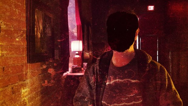 Picture of creepy person with no face